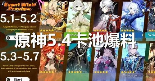 原神角色卡池最新爆料,神秘新角色即将登场，惊喜不断！